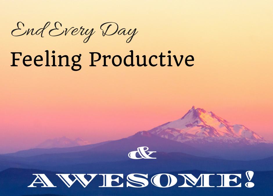 End EVERY Day Feeling Productive & Awesome [Free Webinar]