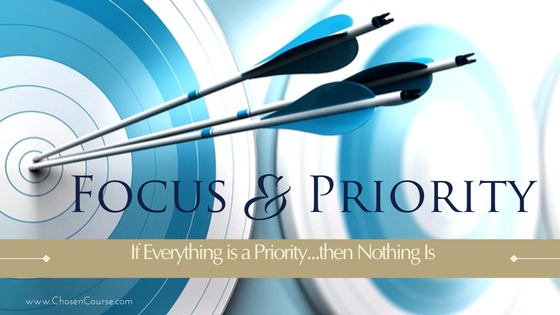 Focus & Priorities: If Everything’s a Priority then Nothing Is