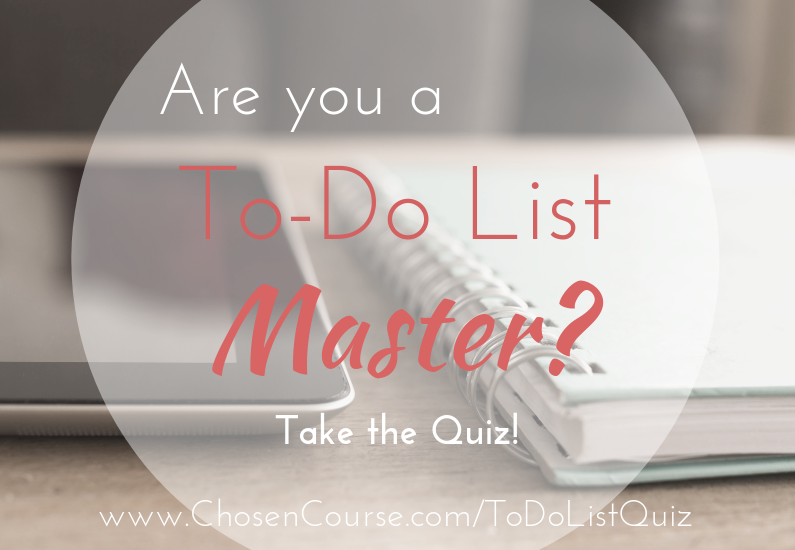 Are You A To-Do List Master? – Take the Quiz