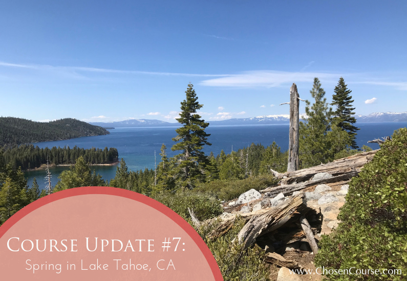 Digital Nomad Family – Course Update #7 – Magical Mountains and The Crystal Blue of Lake Tahoe, CA