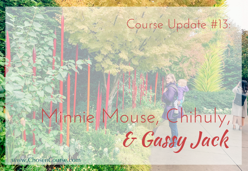 Digital Nomad Family – Course Update #13 – Minnie Mouse, Chihuly, & Gassy Jack