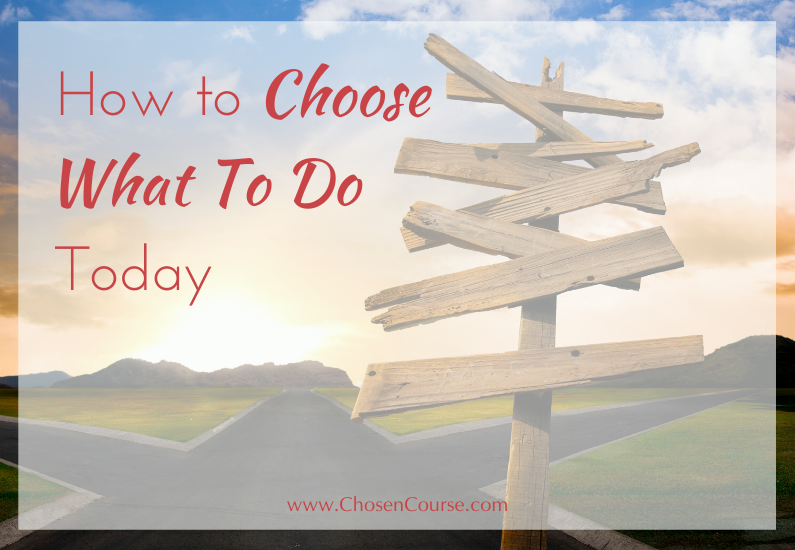 How to Choose What To Do Today