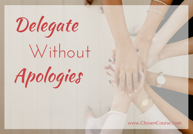 Delegate Without Apologies