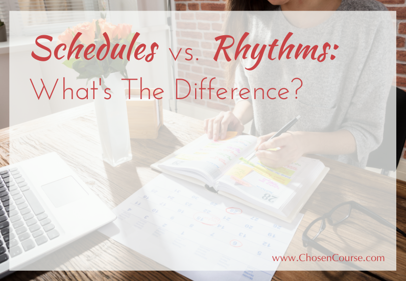 Schedules vs. Rhythms: What’s The Difference?